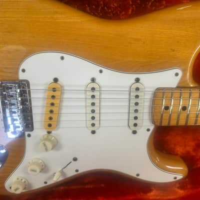 1975 Fender Stratocaster Natural Solid Body Electric Guitar, Serial #657426.. image 16