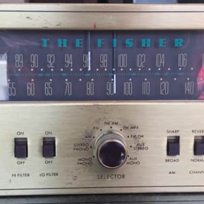 Fisher 100 T Vintage Tube Preamp Tuner Phono Stage image 4