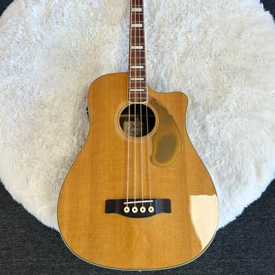 Fender Kingman Bass SCE Acoustic-Electric Bass Natural | Reverb