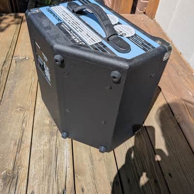 Acoustic B25C bass guitar amp, tilt back with built in fuzz/OD image 4