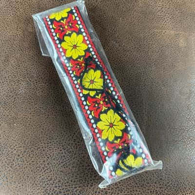 NOS Ace Style Strap Yellow and Red - 1970s image 4