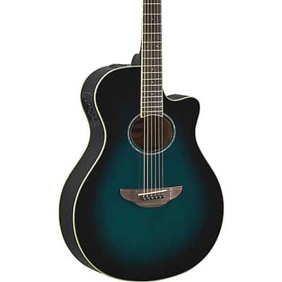 Yamaha APX600 Acoustic Electric Oriental Blue Burst image 2