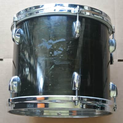 1980's GRETSCH USA 12" TOM in TRANSLUCENT EBONY for YOUR DRUM SET! LOT RM81 image 6