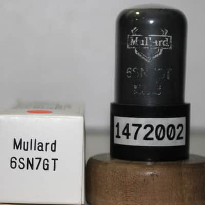 Rare 6SN7GT Mullard Black Base Made in Gt. Britain Amplitrex Tested Qty 1 Pc image 2