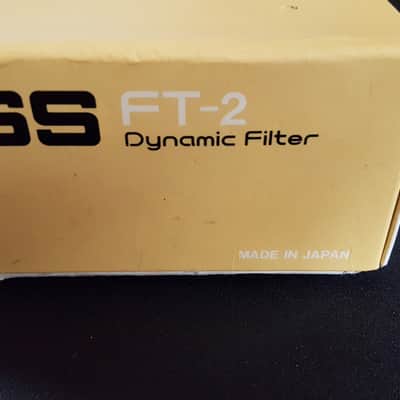 Boss FT-2 Dynamic Filter Black Label 1986 - Yellow image 13