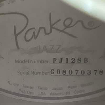 VIDEO DEMO Parker PJ-12 JMan Jazz Guitar image 7