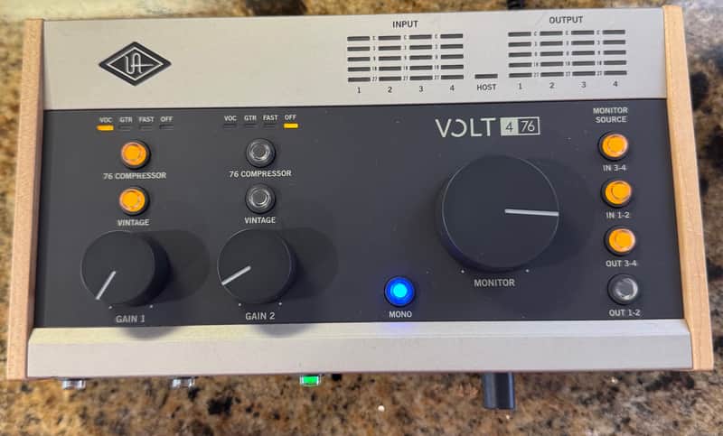Universal Audio Volt 476 USB-C Audio Interface | 4-In/4-Out | 76 Compressor | Complete w/ Power Supply image 1