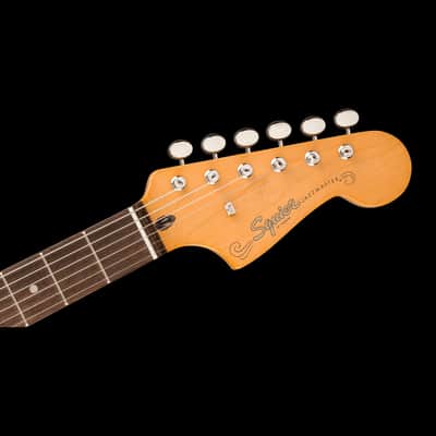 Squier Classic Vibe '60s Jazzmaster Laurel Fingerboard Tortoishell Pickguard Tahitian Coral image 4