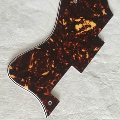 New Fits Epiphone Dot Style Guitar pickguard,4 Ply Brown Tortoise image 3