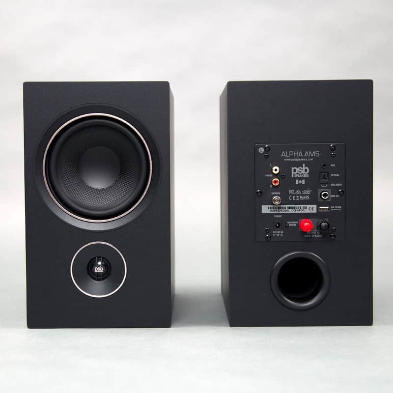 PSB Speakers Alpha AM5 5" Powered Bookshelf Speakers image 1
