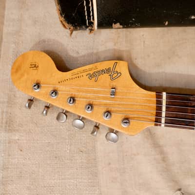 Fender Stratocaster 1966 - Fiesta Red - Refin image 11