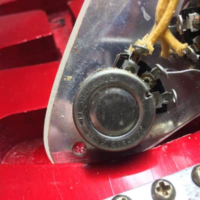 Vintage 1966 Fender Strat – Rare Candy Apple Red – All Original, Excellent+ image 22