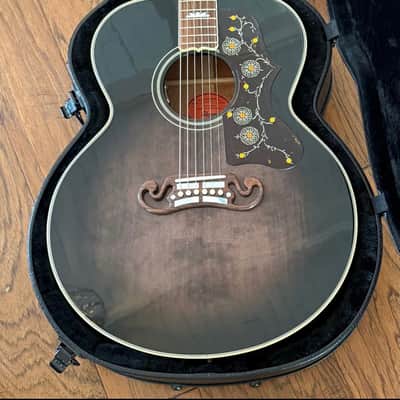 Gibson Custom Shop SJ-200 Quilt Trans-black image 2