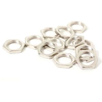 ToneShapers Kit, Panel Nut, 3/8-32, Nickel (12)