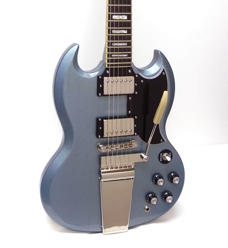 ギター Epiphone Les Paul sg custom Pelham blue Epiphone LTD SG Custom with Maestro - TV Pelham Blue | Sweetwater
