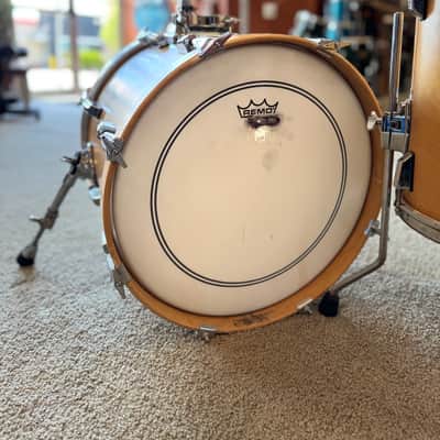 Pearl 12/14/18 World Series Drum Set - Natural Satin image 9