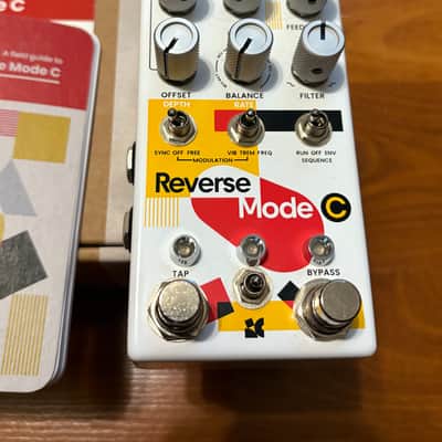 Chase Bliss Audio Reverse Mode C 2023 - White Graphic image 2