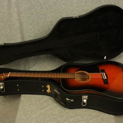 Fender CD-60SB Acoustic Guitar in Gloss Sunburst Finish w/ Hard