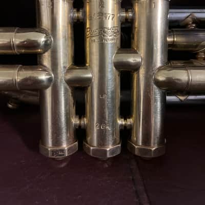 Buescher Custom Built Aristocrat (1955)(Model 264) Bb cornet SN 348477 (rare) image 4