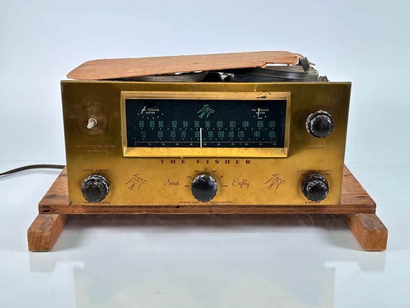 The Fisher Series Eighty Model 80-T AM/FM Tube Tuner Preamplifier image 1