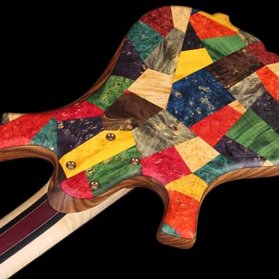 KD "Picasso" 5 string Electric Bass Unique Boutique Handmade image 4