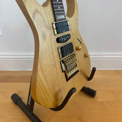 Ibanez RRG6 Custom Made Natural Ash Reverse Headstock Spot Model 1994 FujiGen Japan RG670 image 9