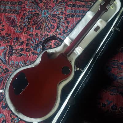 1994 Ebony Board Gibson Les Paul Studio Wine Red, Gibson Case 9.0 lbs Non-Chambered image 5