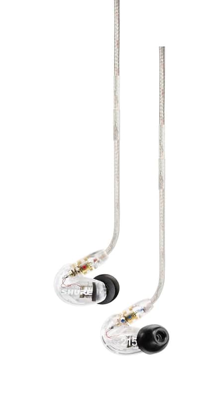 Shure SE215-CL Single-Driver Sound Isolating Earphones with Detachable Cable, Clear image 1