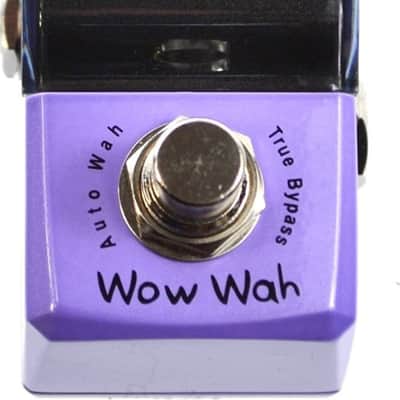 Joyo JF-322 Wow Wah (Auto wah) True Bypass Mini Pedal w/ 2 Patch Cables image 14