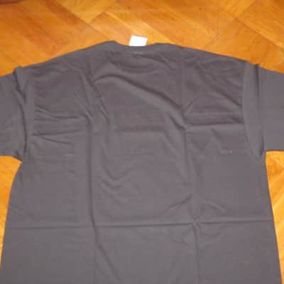 new in package A+ Guitar Center EAT BREATHE, ROCK Men's Size X-Large (XL), Black 100% Cotton Short Sleeve T-Shirt - Graphic is in White and it says / shows: GUITAR CENTER EST. 1964, EAT, BREATHE, ROCK + has dual guitars, stars, lines (Style # GC005-11730) image 10