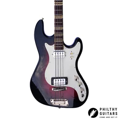 1966 Hofner 185 shortscale bass in Redburst Tocotronic (Vintage, Restored) image 4