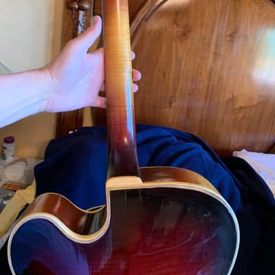 D'Angelico New Yorker 1954 Amber Sunburst w/original Lifton hardshell case image 19