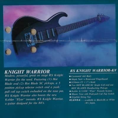 Ariapro II RS Knight Warrior 1986 - Noire image 9