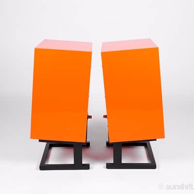 Vintage Klipsch Heresy // Speakers / Custom Aural Restoration in Orange-Speakers + Stands (+$399) image 5