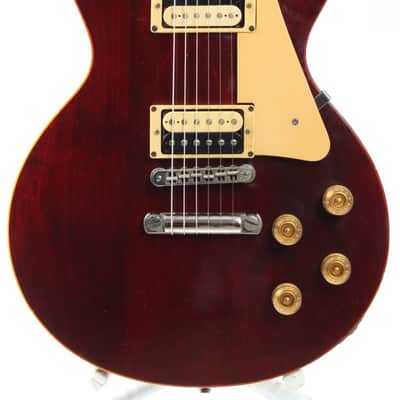 1976 Gibson Les Paul Deluxe Standard conversion wine red image 2