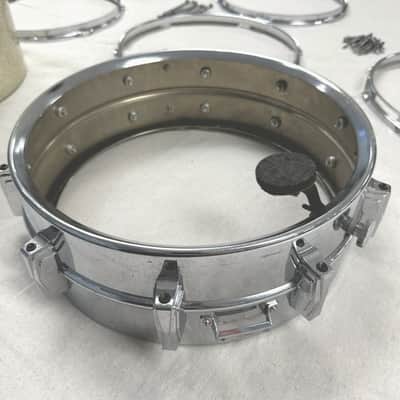 1965 Ludwig Club Date 5-Piece – Champagne Sparkle – Keystone Badges – One Owner – 20/12/13/14 + Supra image 11