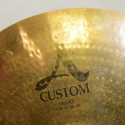 Zildjian A Custom 14" Hi-Hat Cymbals (Pair) image 2