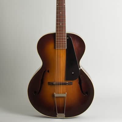 Epiphone  Blackstone Arch Top Acoustic Guitar (1934), ser. #7756, black chipboard case. image 1