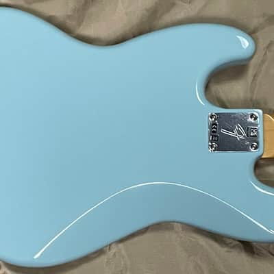 Fender "Gold Foil" Jazz, Sonic Blue w/ Ebony *IN STOCK* image 5
