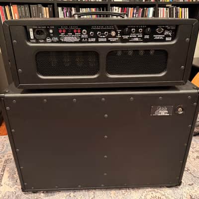 PRS J-MOD 100 John Mayer Signature 100-Watt Guitar Amp Half Stack 2017 - 2020 - Stealth Black / Salt & Pepper image 6
