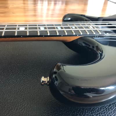 2019 Alembic Custom Signature Spoiler 4 String Bass Guitar Gloss Black Brand New image 19