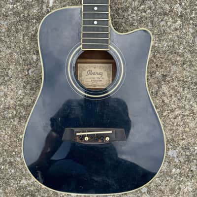 Sidewalk Sale: Ibanez Daytripper ME Acoustic Electric Guitar Husk (2000s - Blue)