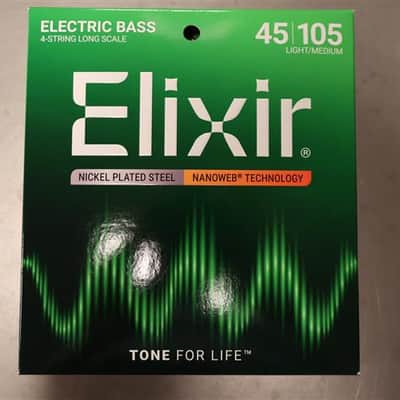 Elixir 14077 Electric Bass Medium 45-65-85-105 image 1