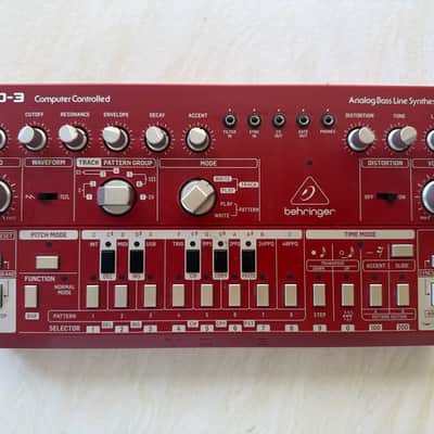 Behringer TD-3 Analog Bass Line Synthesizer 2019 - Present - Transparent Red
