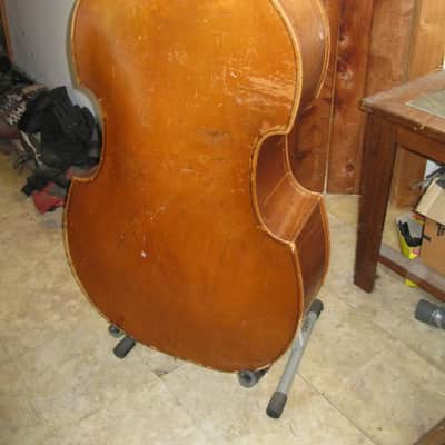 Juzek Double Bass 1940s - Honey Amber image 6