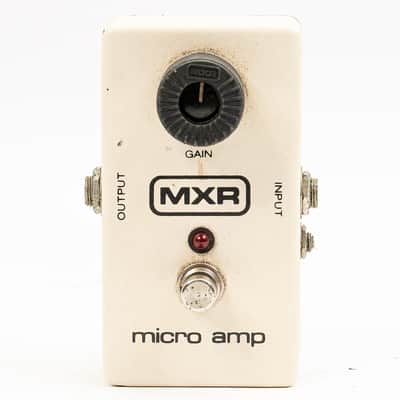 1980 MXR Micro Amp Guitar Boost Pedal Analog with Box Effect image 2