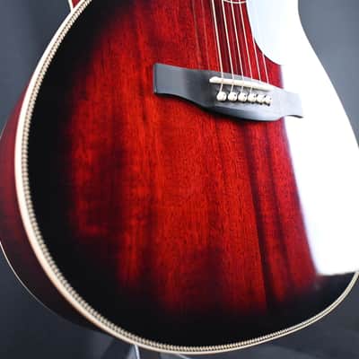 Immagine PRS SE P20E Parlor Acoustic Guitar Fire Red Burst #110 - 6