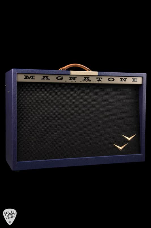 Magnatone Eddie's Exclusive Twilighter 2x12 Stereo Combo - Plum & Vanilla Bronco #9298 image 1