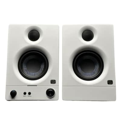 PreSonus Eris 3.5 3.5-Inch Active Media Reference Monitors with Headphone Amplifier and 1-Inch Silk-Dome Tweeter (White) image 1