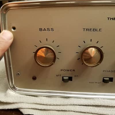 Voice of Music 30 Watt Stereo EL84 tube amp hifi V-M VM 1428 1963 - brown and gold image 3